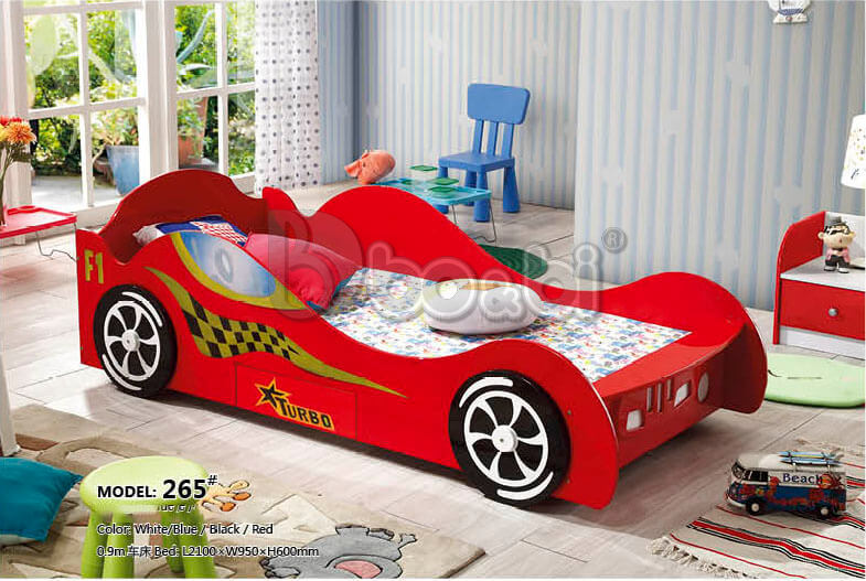 Giường ngủ trẻ em hình ô tô BB KBY265-1